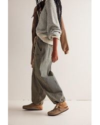Free People - Bright Eyed Low-slung Pull-on Jeans At Free People In Sandy Shores, Size: Medium - Lyst