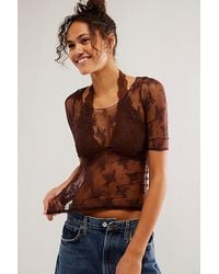 Free People - Layered In Luxe Tee - Lyst