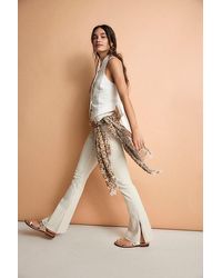 Free People - We The Free Level Up Slit Slim Flare Jeans - Lyst