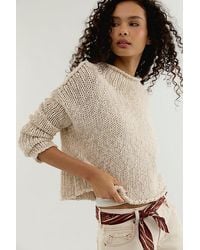 Free People - Opal Rollneck Knit Jumper - Lyst