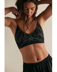 Intimately By Free People - Lace Up Seamless Longline Bralette By - Lyst