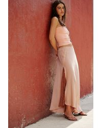 Free People - Make You Mine Maxi Slip Skirt By - Lyst