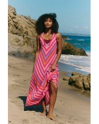 free-est - Easy Does It Printed Maxi Dress By - Lyst