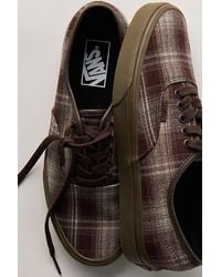 Vans - Authentic Flannel Sneakers - Lyst
