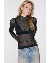 Intimately By Free People - As If Mesh Layering Long Sleeve By - Lyst