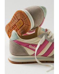 Gola - Daytona Sneakers At Free People In Feather Grey/fluro Pink, Size: Us 7 - Lyst