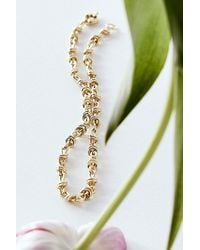Daisy London - Plated Polly Knot Necklace - Lyst
