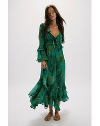 Free People - Paisley Petals Maxi Dress - Lyst