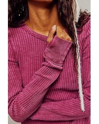 Free People - Roll With It Thermal At Free People In Rhododendron, Size: Xs - Lyst