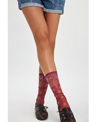 Maria La Rosa - Bandana Tall Sock - Lyst
