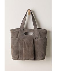 Free People - Suede Caravan Tote - Lyst