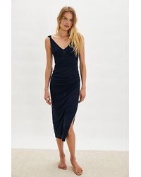 Free People - Long Live Mesh Midi Slip - Lyst