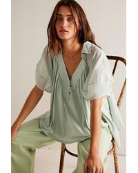Free People - We The Free Sunray Babydoll Top - Lyst
