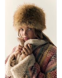 Free People - Frostbite Fur Pillbox Hat - Lyst
