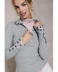Free People - Surplus Cuff Top - Lyst