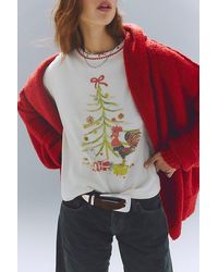 Free People - Merry Meowy Tee - Lyst