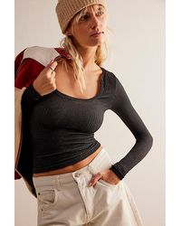 Intimately By Free People - Clean Slate Seamless Layering Top - Lyst