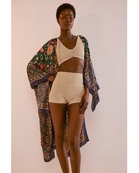 Free People - Magic Dance Border Print Kimono - Lyst