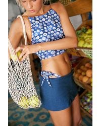 free-est - Sasha Printed Tankini Top - Lyst