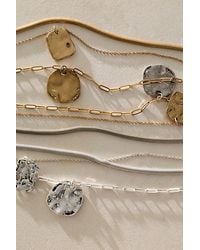 Free People - Oversized Coin Necklace - Lyst