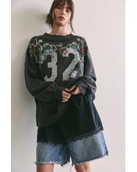 Free People - Palm Spring Turtleneck Graphic Pullover - Lyst