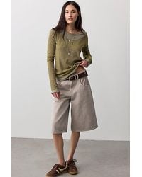 Free People - Two's A Charm Stripe Long Sleeve Top - Lyst