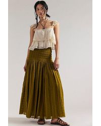 Free People - Raven Solid Convertible Maxi Skirt - Lyst