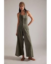 Free People - Phoenix Solid Overalls - Lyst