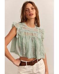 Free People - Sun Drenched Blouse - Lyst