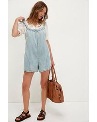 Free People - We The Free Freebird Shortalls - Lyst