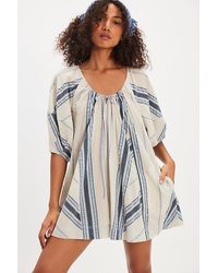 Free People - Bop Around Playsuit - Lyst