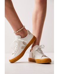 Veja - Campo Sneakers At Free People In Extra White/natural, Size: Eu 36 - Lyst