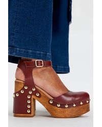 Free People - Cecelia Studded Clogs - Lyst