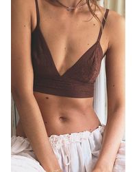 Intimately By Free People - Smooth Talking Lace Triangle Bralette By - Lyst