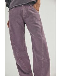 Free People - Highland Low-Rise Twisted Bowed Jeans - Lyst