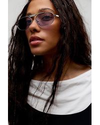Free People - Tavi Aviator Sunglasses - Lyst