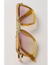 Free People - Luna Classic Tinted Aviator Sunglasses - Lyst