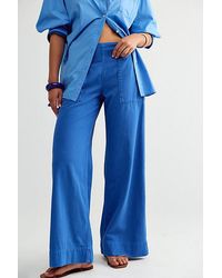 Free People - Breezy Denim Pull-On Jeans - Lyst