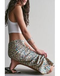 Free People - Bonita Printed Maxi Skirt - Lyst