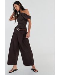 Free People - Silverlake Wide-Leg Chino Trousers - Lyst