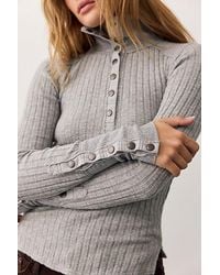 Free People - Surplus Cuff Top - Lyst