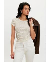 Free People - Anora Baby Tee - Lyst