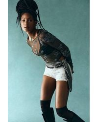 Intimately By Free People - Talk To Me Embellished Long Sleeve Top By - Lyst