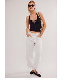Citizens of Humanity - Ayla Raw Hem Crop Jeans - Lyst