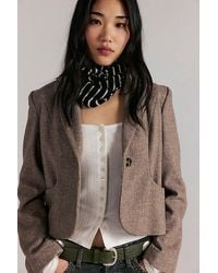 Free People - Essential Triangle Striped Scarf - Lyst