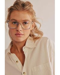 Free People - Farris Blue-light Square Glasses - Lyst