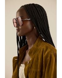 Free People - Lucia Square Sunglasses - Lyst