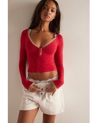 Free People - A Little Bit Layering Top - Lyst