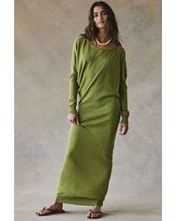 free-est - Hollis Sweater Midi Dress By - Lyst