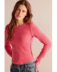 Free People - Roll With It Thermal At Free People In Camellia, Size: Xs - Lyst
